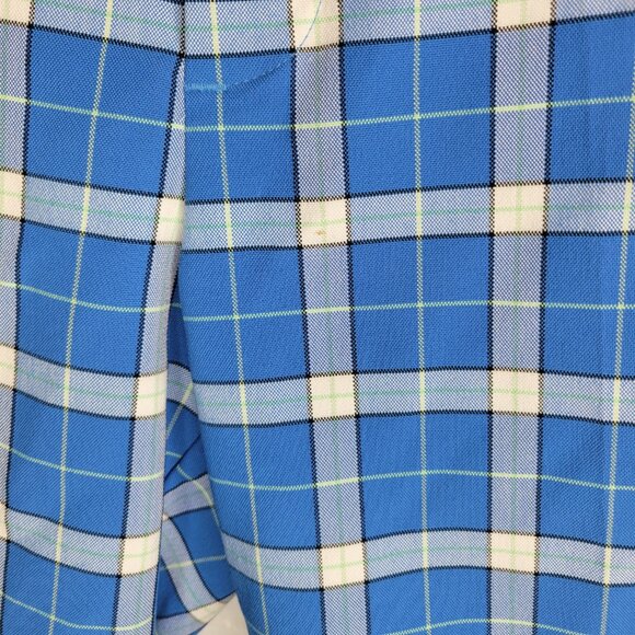 Footjoy Men's Size 34 Shorts Blue Plaid - Picture 4 of 7